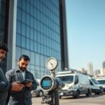 كشف تسربات مياه الحرازات